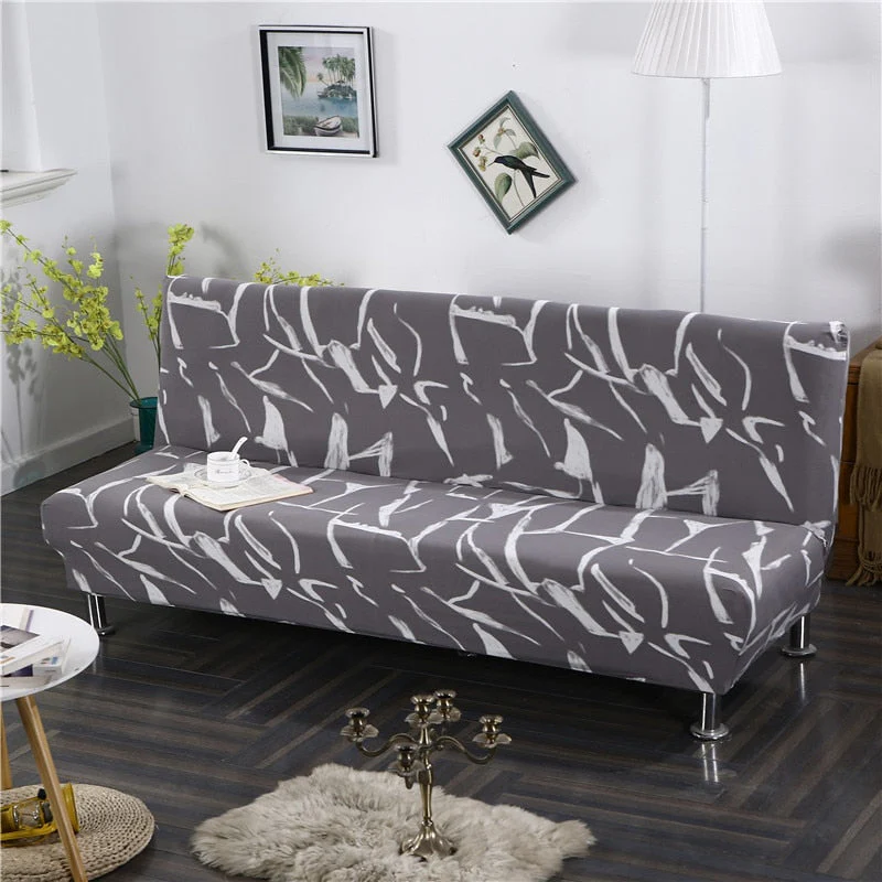 All-inclusive Folding Sofa Bed Cover Tight Wrap Sofa Towel Rekbare Kaft Couch Cover Without Armrest Housse De Canap Cubre Sofa Armless Covers - Image 15