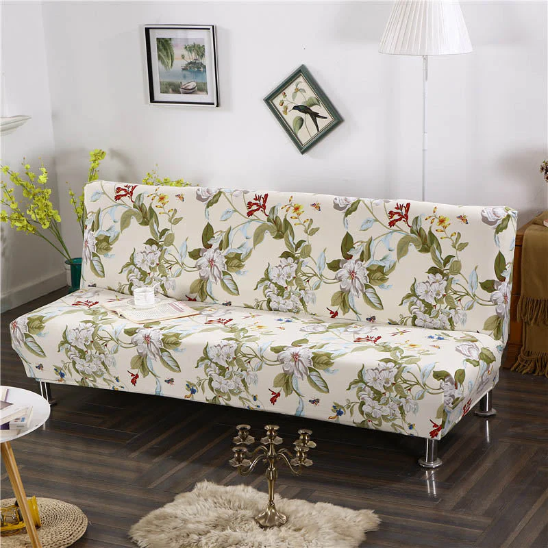 All-inclusive Folding Sofa Bed Cover Tight Wrap Sofa Towel Rekbare Kaft Couch Cover Without Armrest Housse De Canap Cubre Sofa Armless Covers - Image 16
