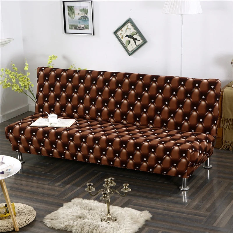 All-inclusive Folding Sofa Bed Cover Tight Wrap Sofa Towel Rekbare Kaft Couch Cover Without Armrest Housse De Canap Cubre Sofa Armless Covers - Image 22