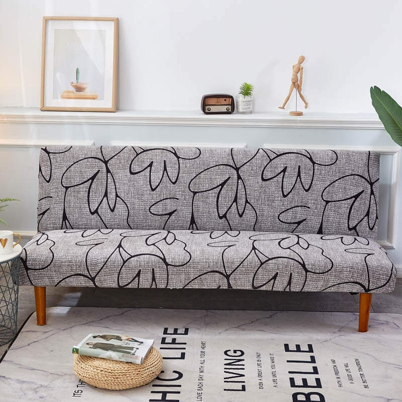 All-inclusive Folding Sofa Bed Cover Tight Wrap Sofa Towel Rekbare Kaft Couch Cover Without Armrest Housse De Canap Cubre Sofa Armless Covers - Image 30