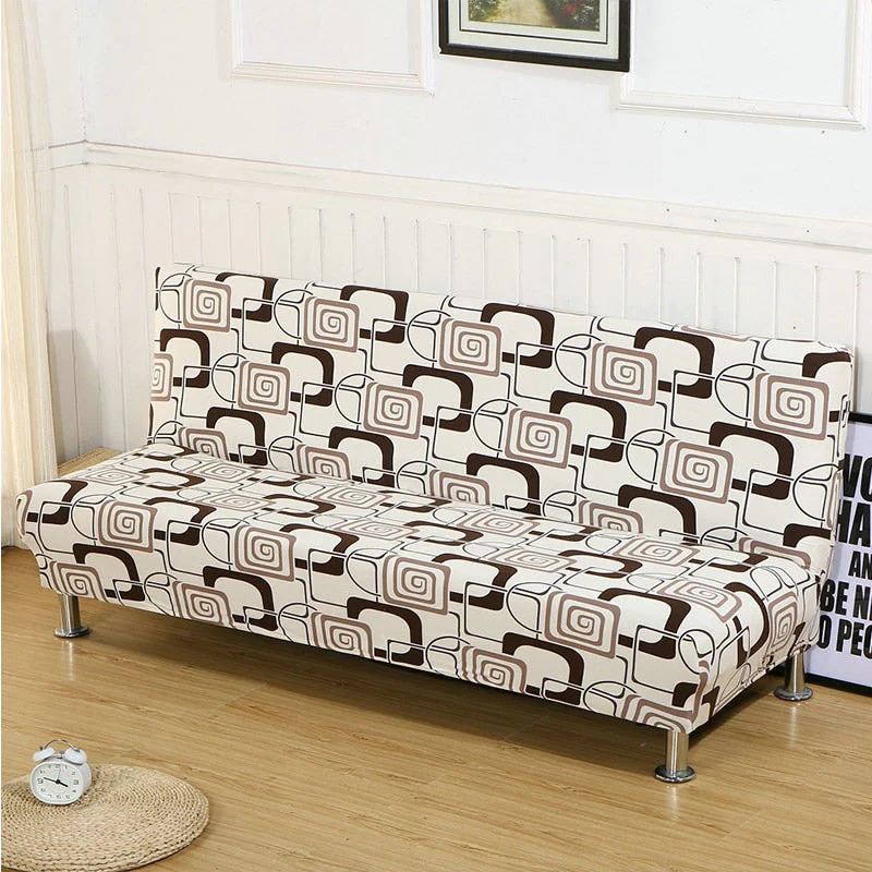All-inclusive Folding Sofa Bed Cover Tight Wrap Sofa Towel Rekbare Kaft Couch Cover Without Armrest Housse De Canap Cubre Sofa Armless Covers - Image 5