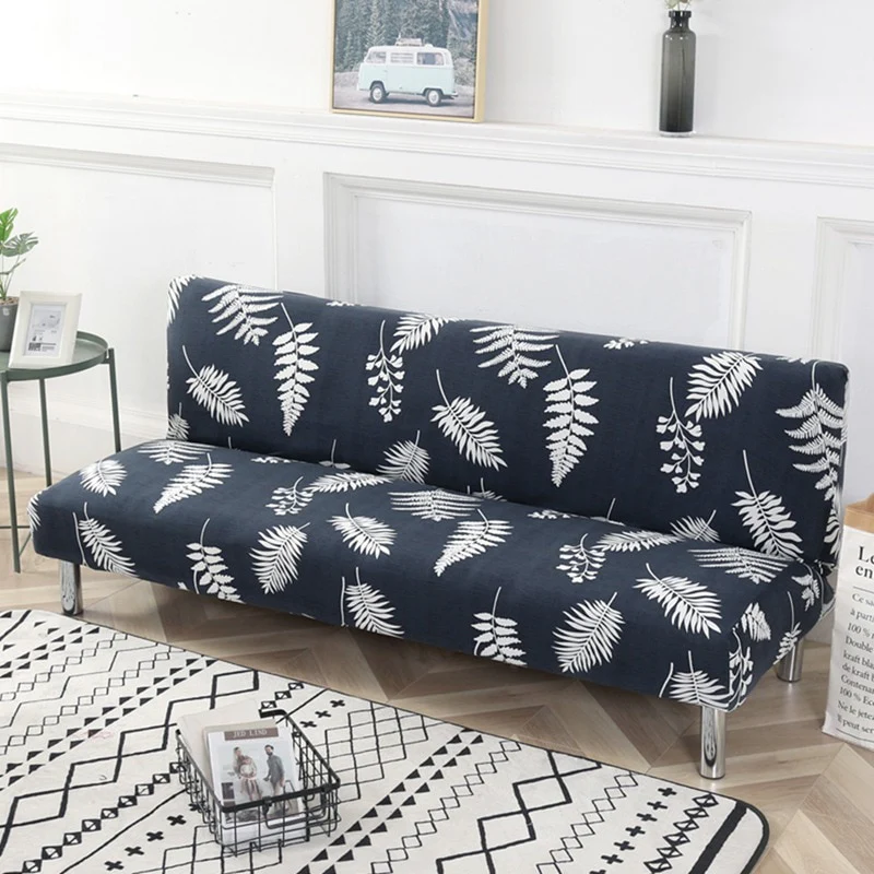 Armless Covers Sofa Bed Cover All-inclusive Folding Elastic Couch Cover Loveseat Stretch Furniture Covers Protector Removable - Image 4