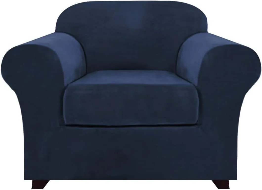 Best Real Velvet Stretch Sofa Covers 2025 New Stretch Velvet Couch Covers for Cushion Sofa Slipcovers Soft Sofa Slip Covers Furniture Covers - Image 16