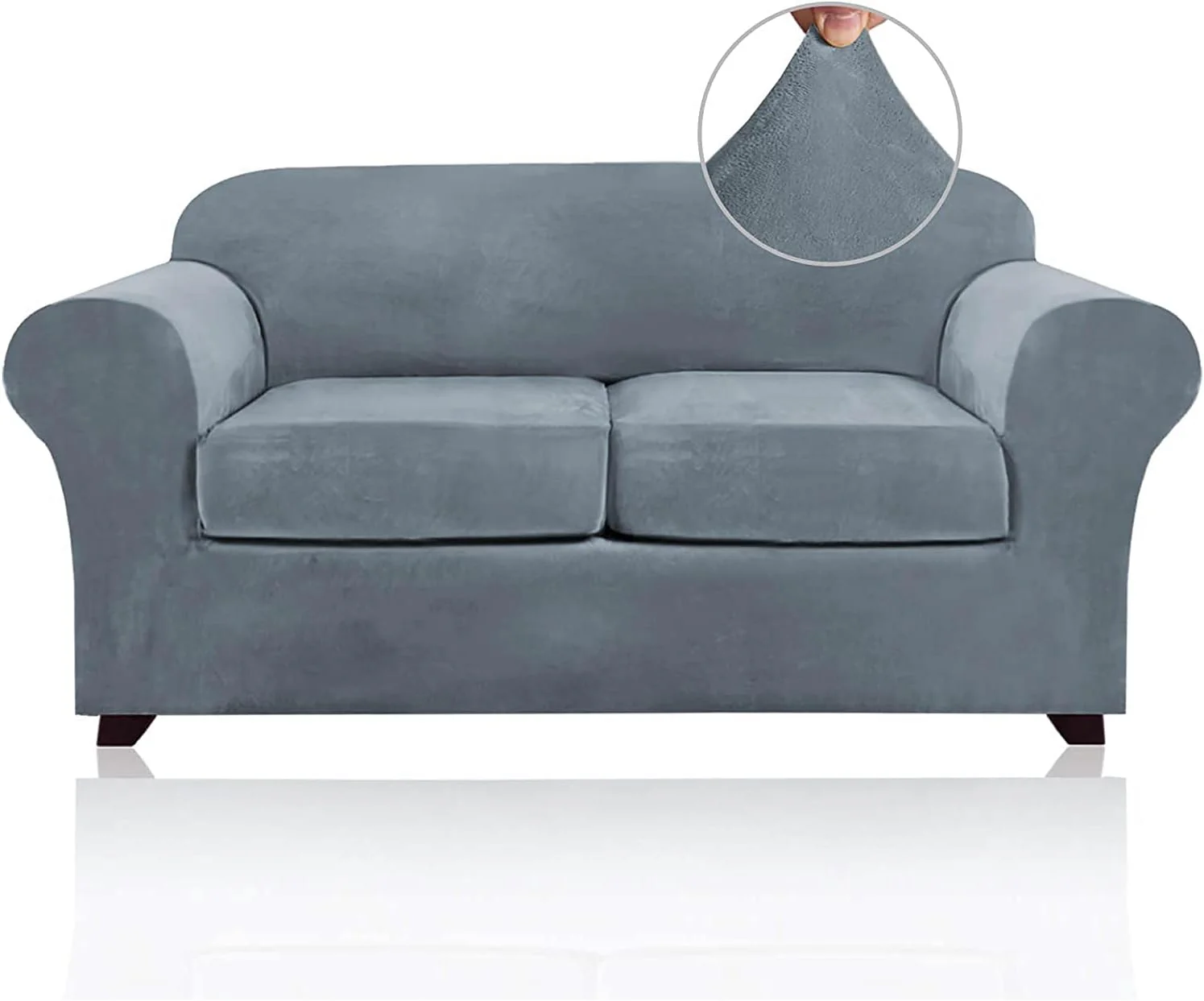 Best Real Velvet Stretch Sofa Covers 2025 New Stretch Velvet Couch Covers for Cushion Sofa Slipcovers Soft Sofa Slip Covers Furniture Covers - Image 32