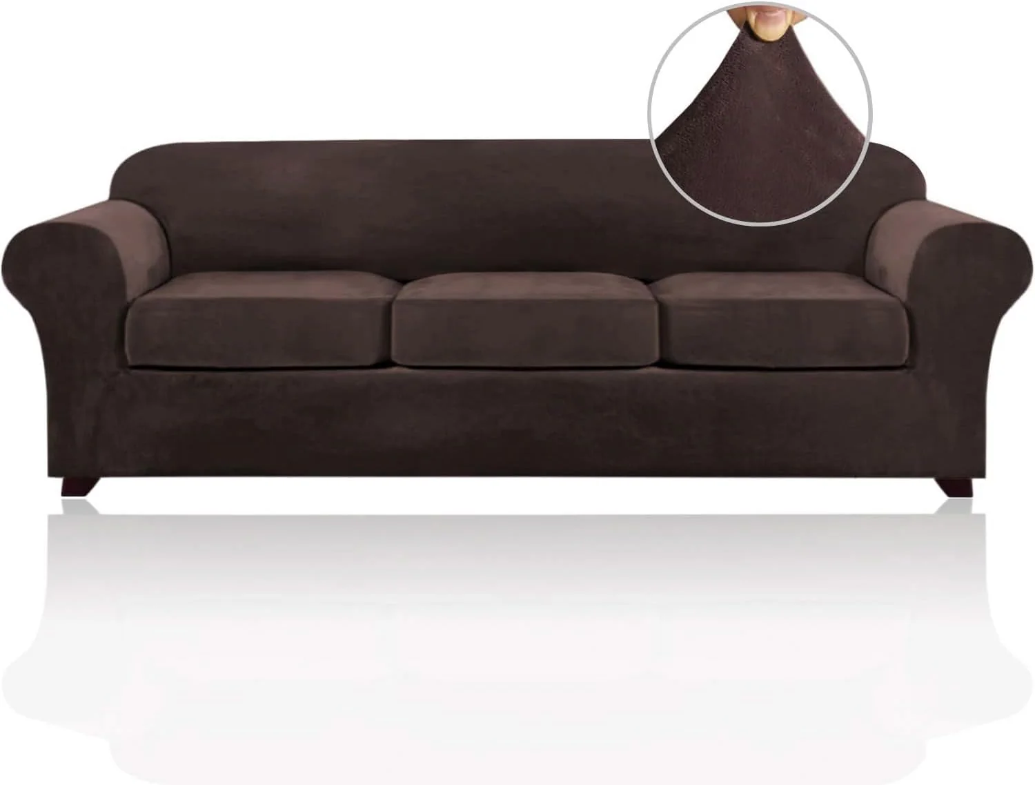 Best Real Velvet Stretch Sofa Covers 2025 New Stretch Velvet Couch Covers for Cushion Sofa Slipcovers Soft Sofa Slip Covers Furniture Covers - Image 55
