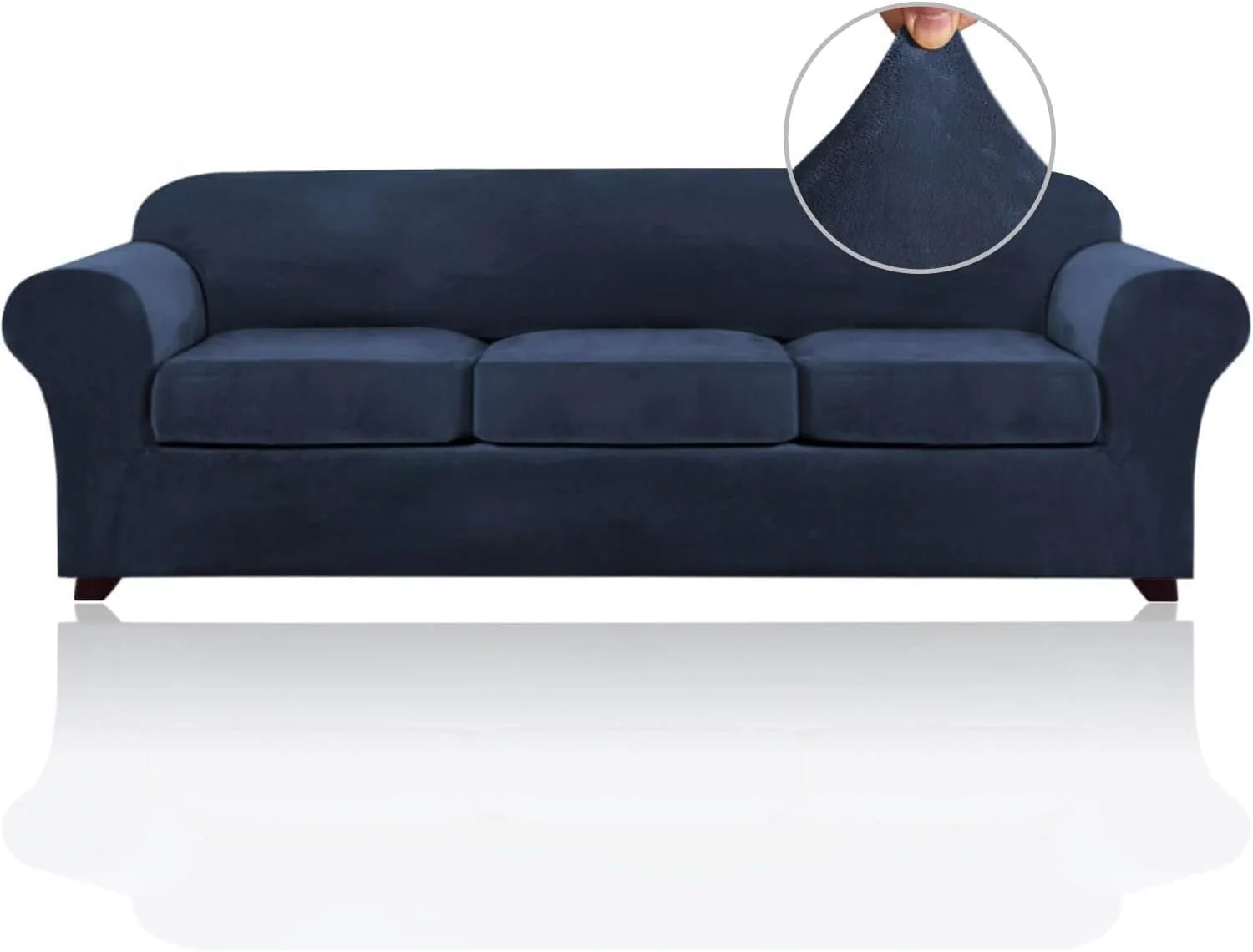 Best Real Velvet Stretch Sofa Covers 2025 New Stretch Velvet Couch Covers for Cushion Sofa Slipcovers Soft Sofa Slip Covers Furniture Covers - Image 58