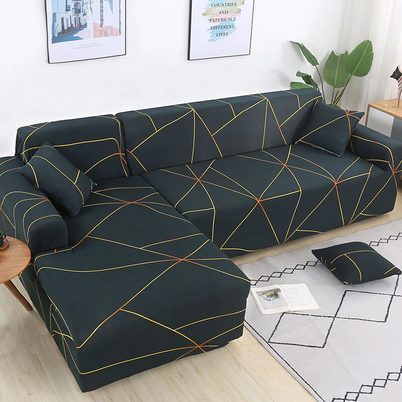 Corner Sofa Covers for Pets Sofa Cover Elastic 1/2/3/4 Seater L-Style Sofa Cover Slipcovers Stretch Stretch Sofa Covers Couch Cover Sofa - Image 22