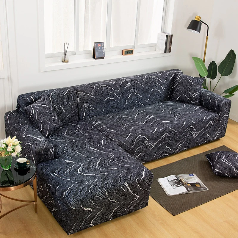 Corner Sofa Covers for Pets Sofa Cover Elastic 1/2/3/4 Seater L-Style Sofa Cover Slipcovers Stretch Stretch Sofa Covers Couch Cover Sofa - Image 27