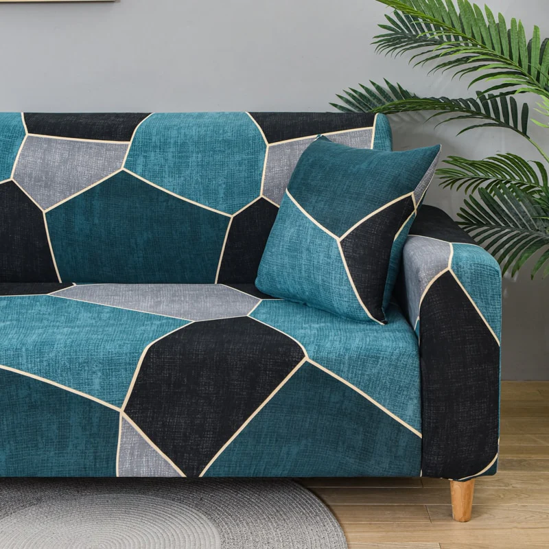 Cross Pattern Elastic Sofa Cover Stretch All-inclusive Sofa Covers for Living Room Couch Cover Loveseat Sofa Slipcovers - Image 22