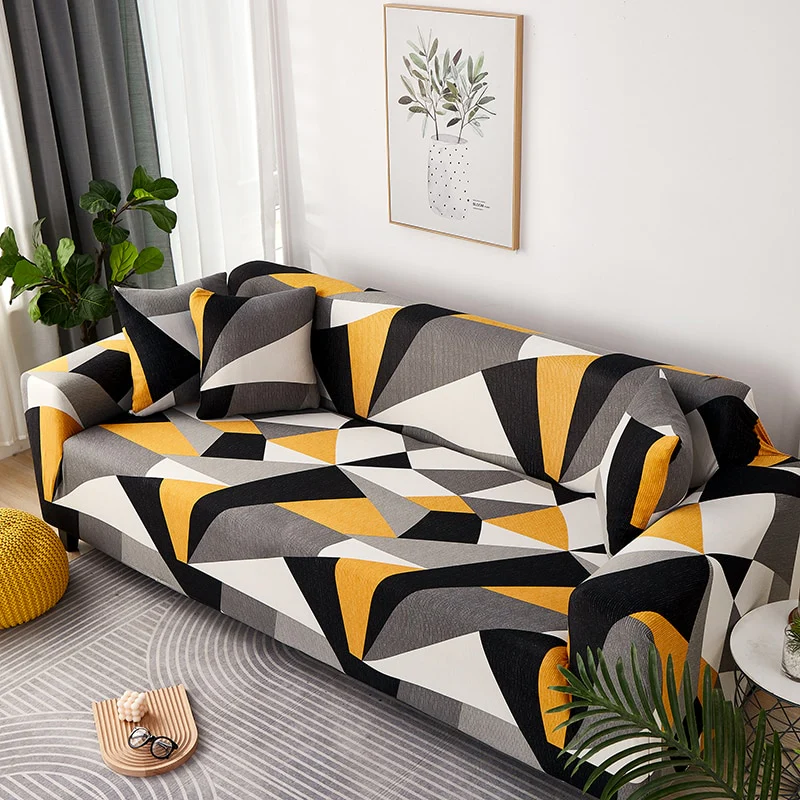 Cross Pattern Elastic Sofa Cover Stretch All-inclusive Sofa Covers for Living Room Couch Cover Loveseat Sofa Slipcovers - Image 30