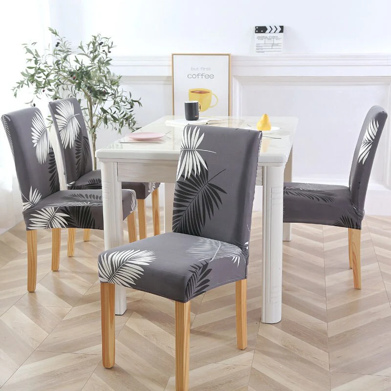 Dining Chair Cover Cheap Anti-dirty Slipcover Elastic Seat Chair Cover for Living Room Kitchen Wedding Banquet Party Removable - Image 10