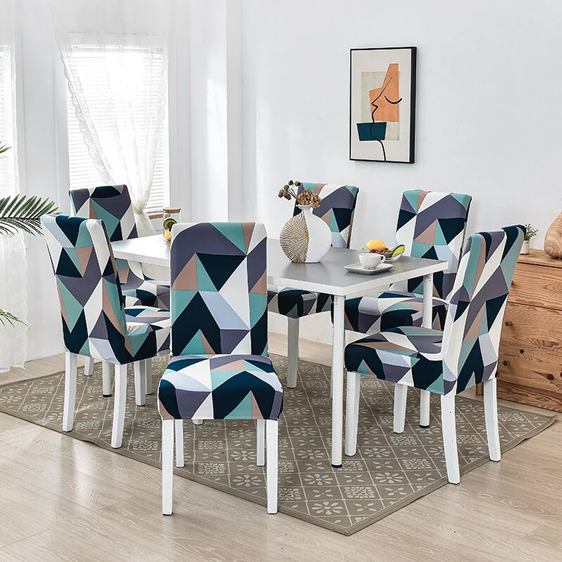 Dining Chair Cover Cheap Anti-dirty Slipcover Elastic Seat Chair Cover for Living Room Kitchen Wedding Banquet Party Removable - Image 15