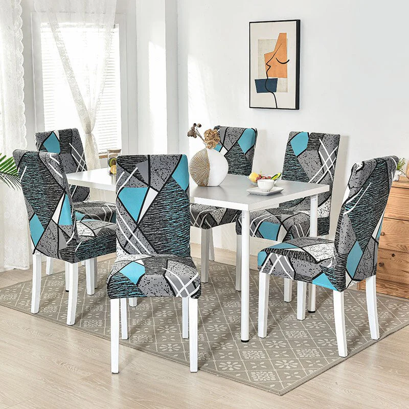 Dining Chair Cover Cheap Anti-dirty Slipcover Elastic Seat Chair Cover for Living Room Kitchen Wedding Banquet Party Removable - Image 23