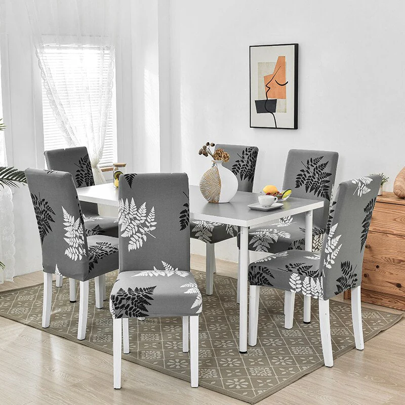 Dining Chair Cover Cheap Anti-dirty Slipcover Elastic Seat Chair Cover for Living Room Kitchen Wedding Banquet Party Removable - Image 35