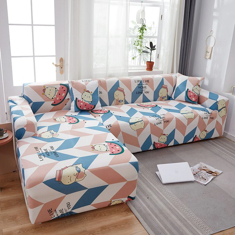 Elastic Corner Sofa Covers for Living Room 1/2/3/4 Seater L Shaped Sofa Cover Chaise Longue Stretch Cover for Sofa Couch Armchair - Image 10