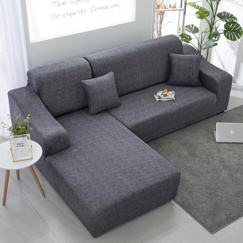Elastic Corner Sofa Covers for Living Room 1/2/3/4 Seater L Shaped Sofa Cover Chaise Longue Stretch Cover for Sofa Couch Armchair - Image 23