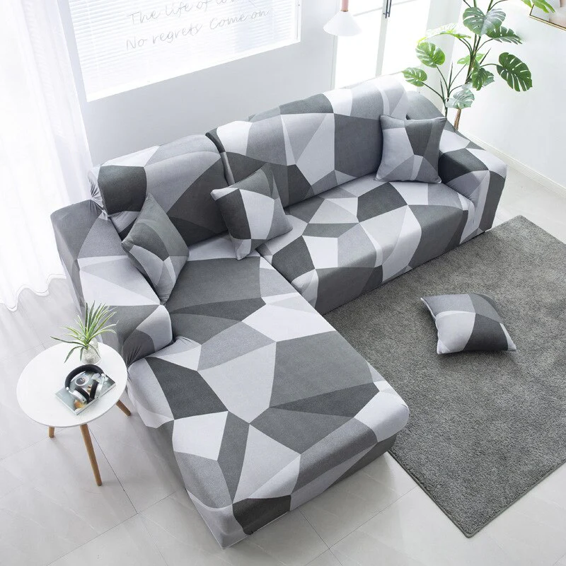 Elastic Corner Sofa Covers for Living Room 1/2/3/4 Seater L Shaped Sofa Cover Chaise Longue Stretch Cover for Sofa Couch Armchair - Image 5