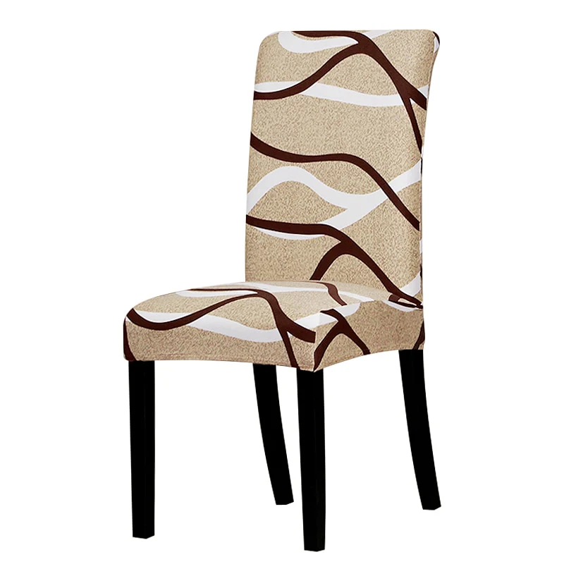 Elastic Dining Chair Covers Home Wedding Chair Cushion Removable Slipcovers Protector Anti-Dust Furniture Decor For Banquet Party - Image 27