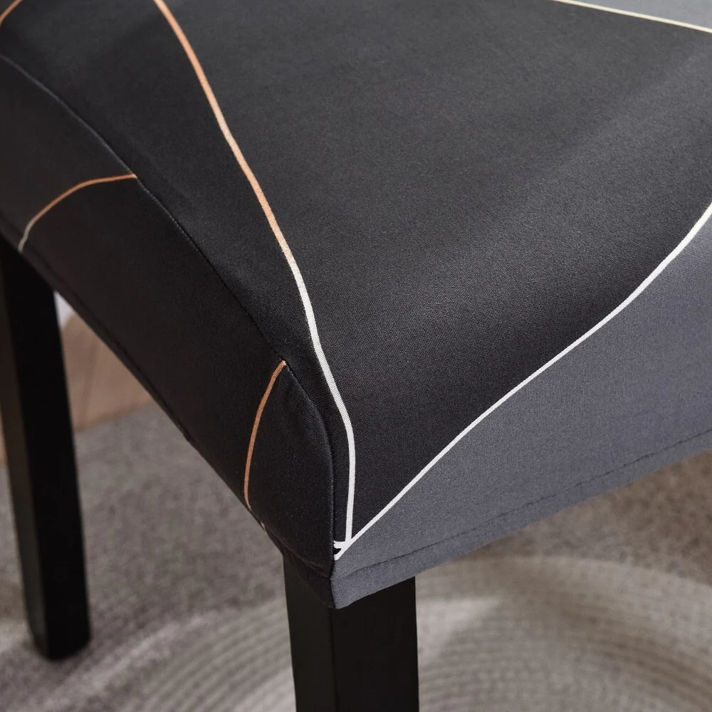 Elastic Dining Chair Covers Home Wedding Chair Cushion Removable Slipcovers Protector Anti-Dust Furniture Decor For Banquet Party - Image 6