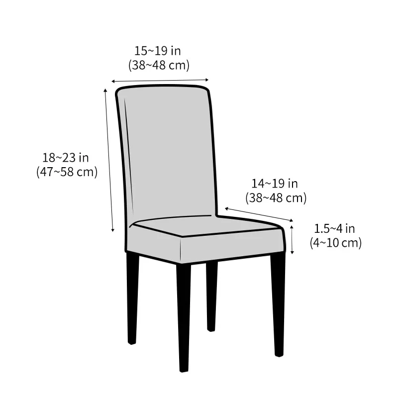 Elastic Floral Print Chair Covers Spandex Chair Cover Stretch Home Dining Multifunctional Spandex Elastic Cloth Universal Size - Image 6
