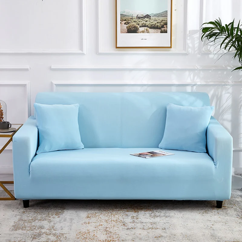 Elastic Plain Solid Sofa Cover Stretch Tight Wrap All-inclusive Sofa Cover Furniture Protector Covers Sofa Couch Cover ArmChair Cover - Image 10