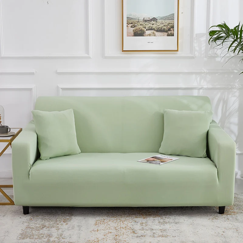 Elastic Plain Solid Sofa Cover Stretch Tight Wrap All-inclusive Sofa Cover Furniture Protector Covers Sofa Couch Cover ArmChair Cover - Image 11