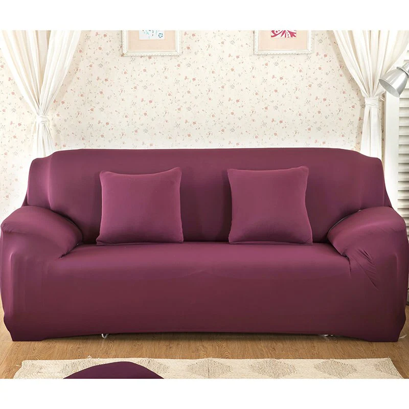 Elastic Plain Solid Sofa Cover Stretch Tight Wrap All-inclusive Sofa Cover Furniture Protector Covers Sofa Couch Cover ArmChair Cover - Image 19