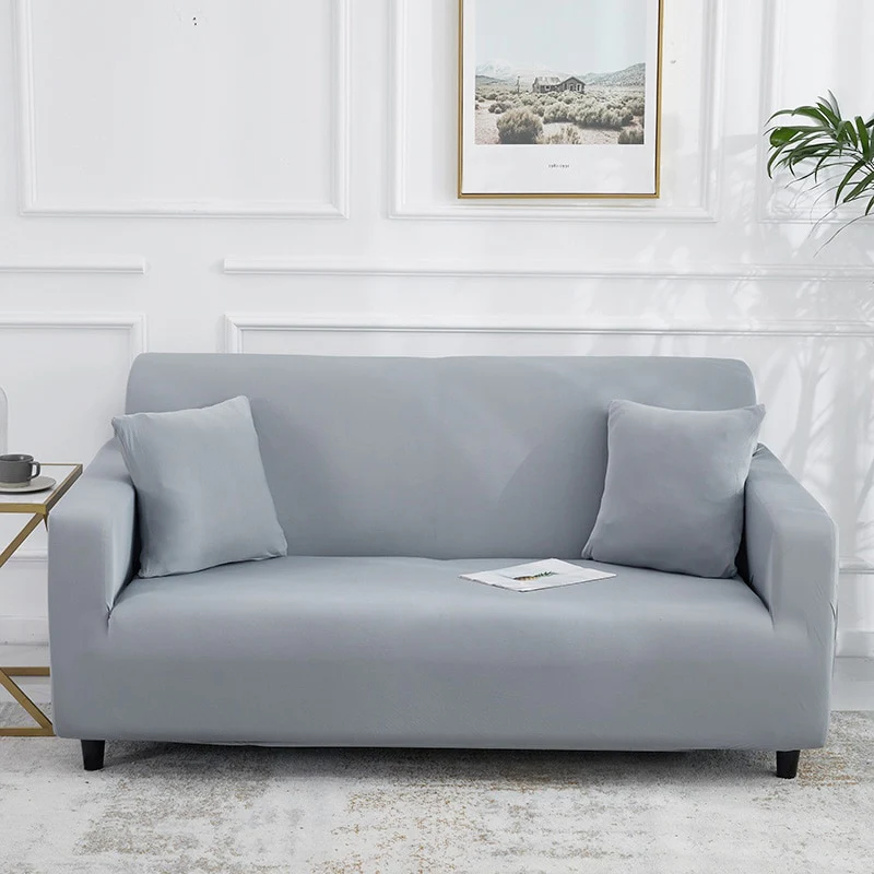Elastic Plain Solid Sofa Cover Stretch Tight Wrap All-inclusive Sofa Cover Furniture Protector Covers Sofa Couch Cover ArmChair Cover - Image 20