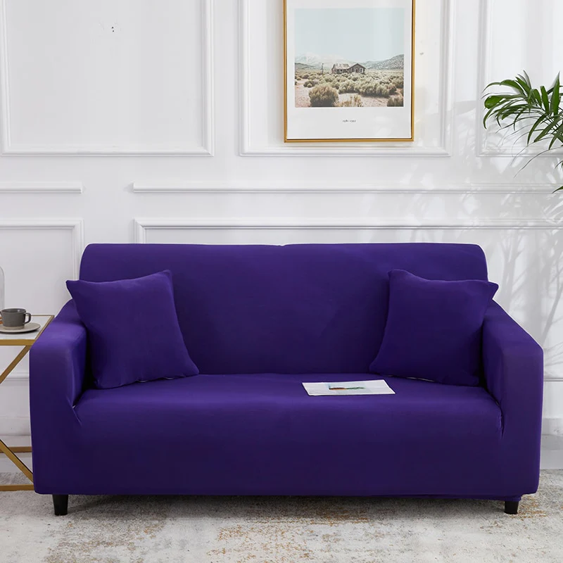 Elastic Plain Solid Sofa Cover Stretch Tight Wrap All-inclusive Sofa Cover Furniture Protector Covers Sofa Couch Cover ArmChair Cover - Image 22