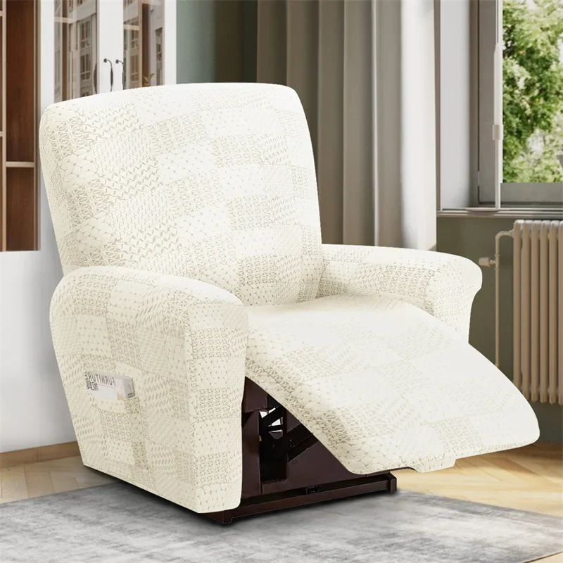 Elastic Recliner Sofa Covers 1 2 Seater Jacquard Sofa Slipcoves Stretch Spandex Lazy Boy Armchair Cover Furniture Protector Case - Image 16