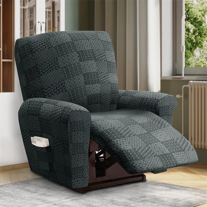 Elastic Recliner Sofa Covers 1 2 Seater Jacquard Sofa Slipcoves Stretch Spandex Lazy Boy Armchair Cover Furniture Protector Case - Image 18