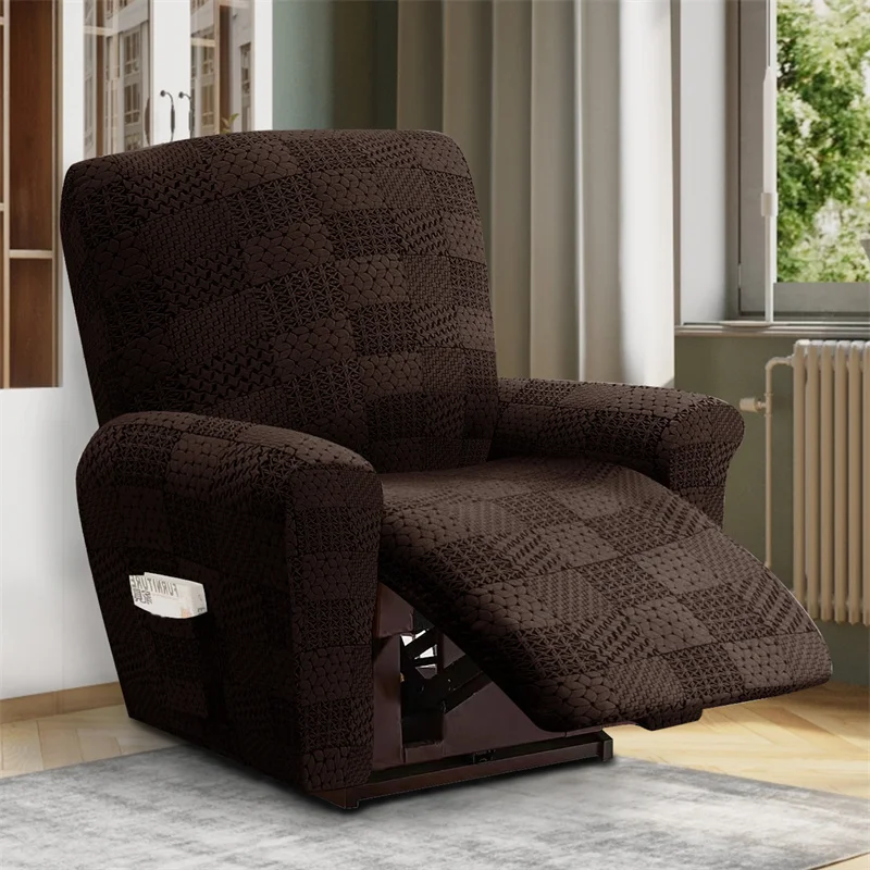 Elastic Recliner Sofa Covers 1 2 Seater Jacquard Sofa Slipcoves Stretch Spandex Lazy Boy Armchair Cover Furniture Protector Case - Image 20