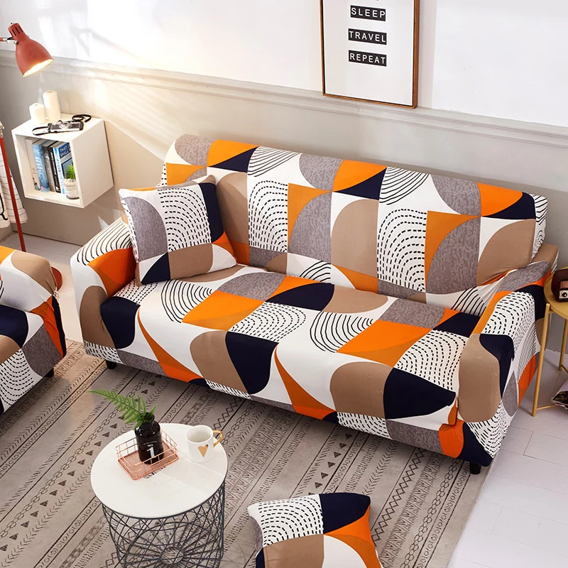 Elastic Sofa Cover Non-slip Stretch Slipcover Sectional Couch Cover L Shape Corner Armchair Cover 1/2/3/4 Seater Case Corner Sofa Cover - Image 23