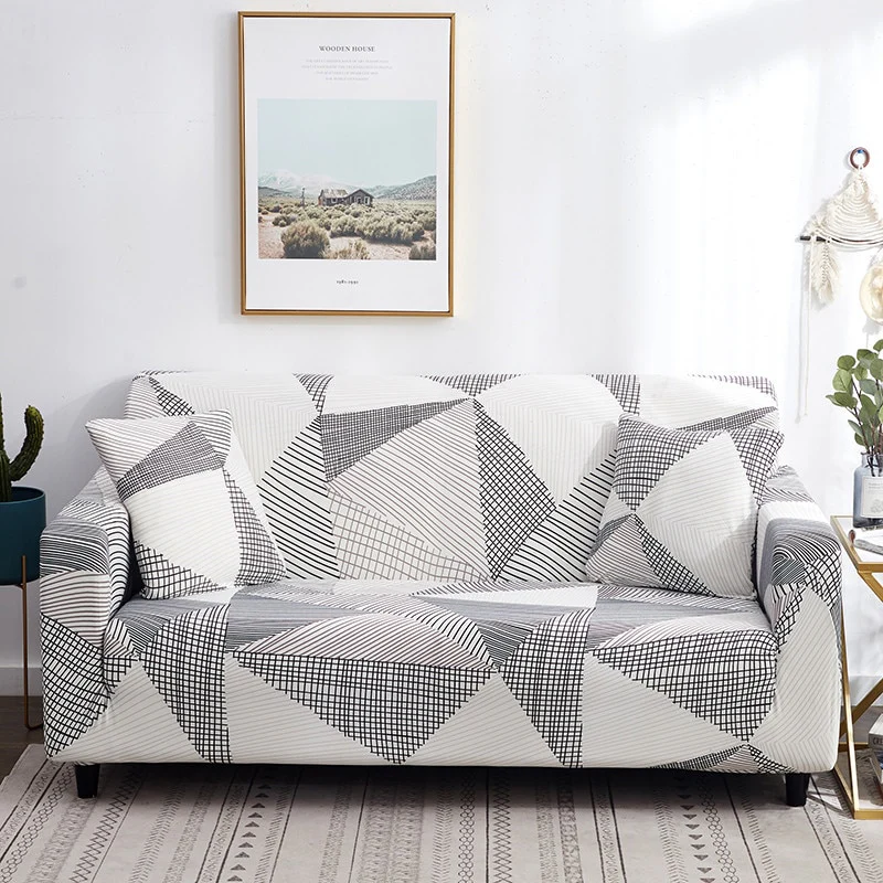 Elastic Sofa Cover Non-slip Stretch Slipcover Sectional Couch Cover L Shape Corner Armchair Cover 1/2/3/4 Seater Case Corner Sofa Cover - Image 28