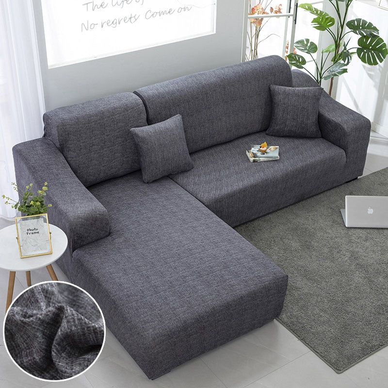 Elastic Sofa Cover Prints Sofa Cover Geometric Couch Cover Elastic Cover Pets Printed Flower Slipcovers Corner L Shaped Chaise Longue Sofa Slipcover - Image 24