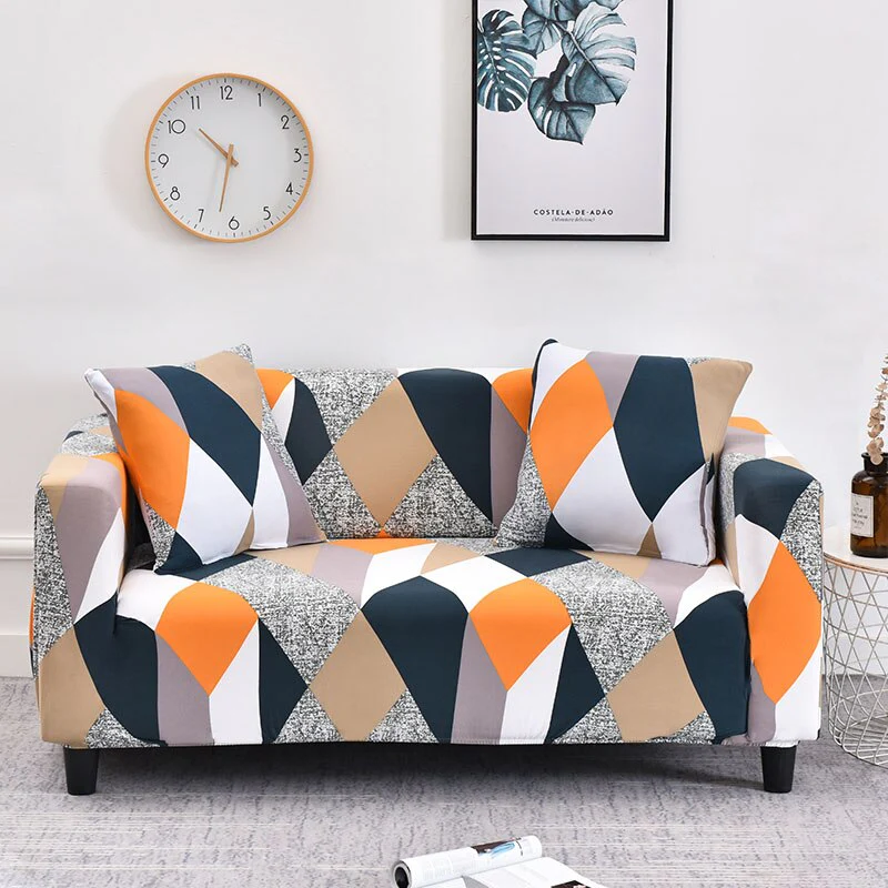 Elastic Sofa Cover Stretch Plaid Sofa Covers Fully-wrap Couch Chair Cover Anti-dust Furniture Protector L Shape Couch Cover Elastic Slipcovers - Image 14