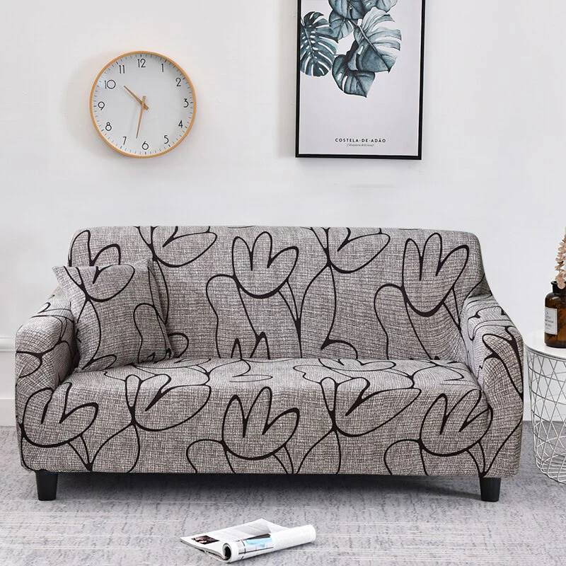 Elastic Sofa Cover Stretch Plaid Sofa Covers Fully-wrap Couch Chair Cover Anti-dust Furniture Protector L Shape Couch Cover Elastic Slipcovers - Image 21