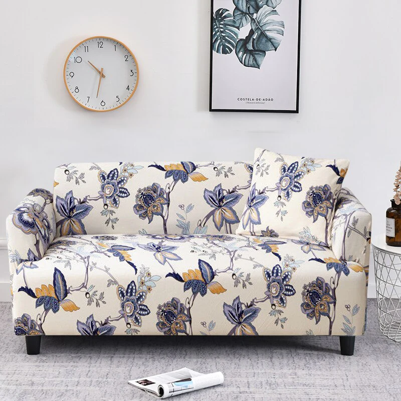 Elastic Sofa Cover Stretch Plaid Sofa Covers Fully-wrap Couch Chair Cover Anti-dust Furniture Protector L Shape Couch Cover Elastic Slipcovers - Image 26