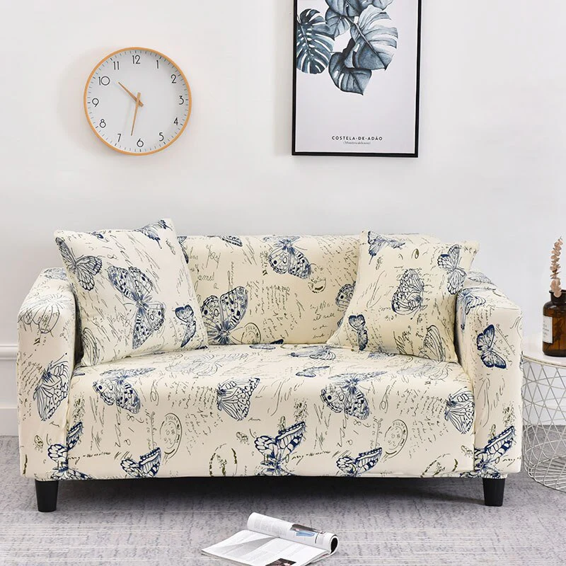 Elastic Sofa Cover Stretch Plaid Sofa Covers Fully-wrap Couch Chair Cover Anti-dust Furniture Protector L Shape Couch Cover Elastic Slipcovers - Image 8