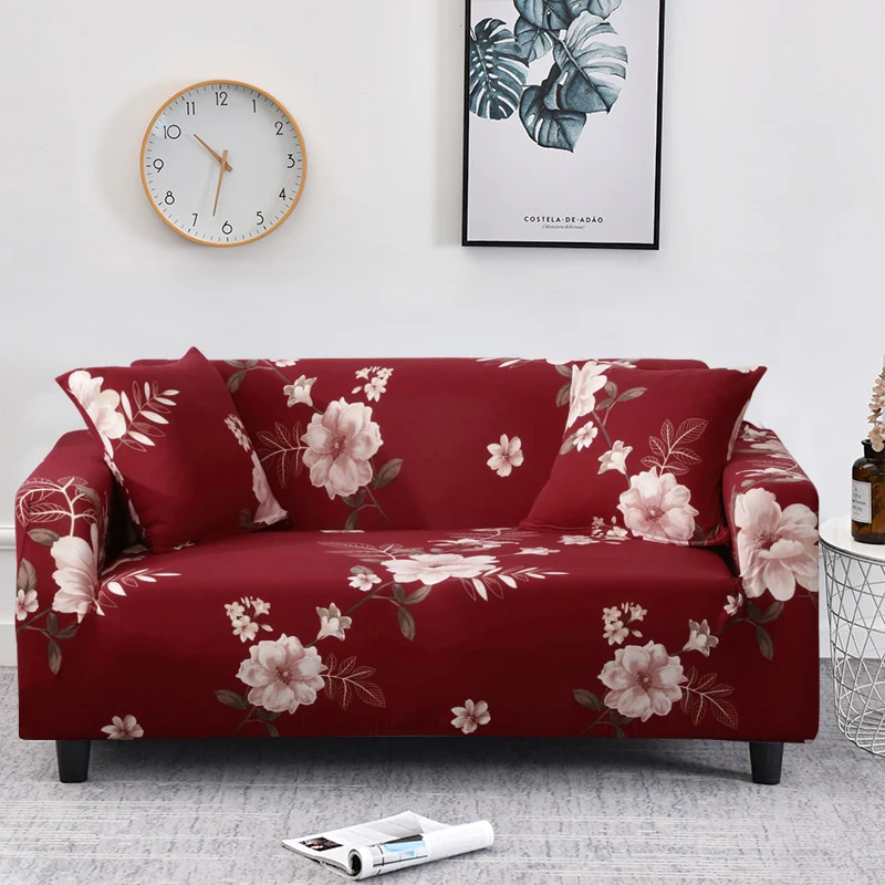 Elastic Sofa Cover Stretch Plaid Sofa Covers Fully-wrap Couch Chair Cover Anti-dust Furniture Protector L Shape Couch Cover Elastic Slipcovers - Image 9