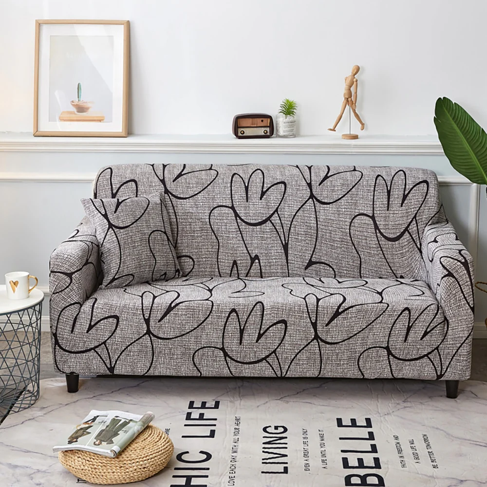 Elastic Sofa Cover Stretch Sectional Corner Couch Cover Universal Cover 1/2/3/4 Slipcover,L Shaped 1/2/3/4 Seats Covers L Shape Sofa Cover - Image 15