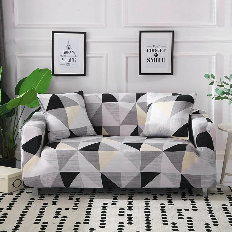 Elastic Sofa Cover Stretch Sectional Corner Couch Cover Universal Cover 1/2/3/4 Slipcover,L Shaped 1/2/3/4 Seats Covers L Shape Sofa Cover - Image 20