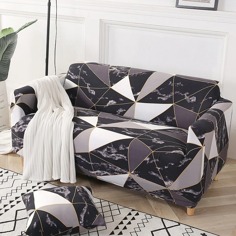 Elastic Sofa Cover Stretch Sectional Corner Couch Cover Universal Cover 1/2/3/4 Slipcover,L Shaped 1/2/3/4 Seats Covers L Shape Sofa Cover - Image 21