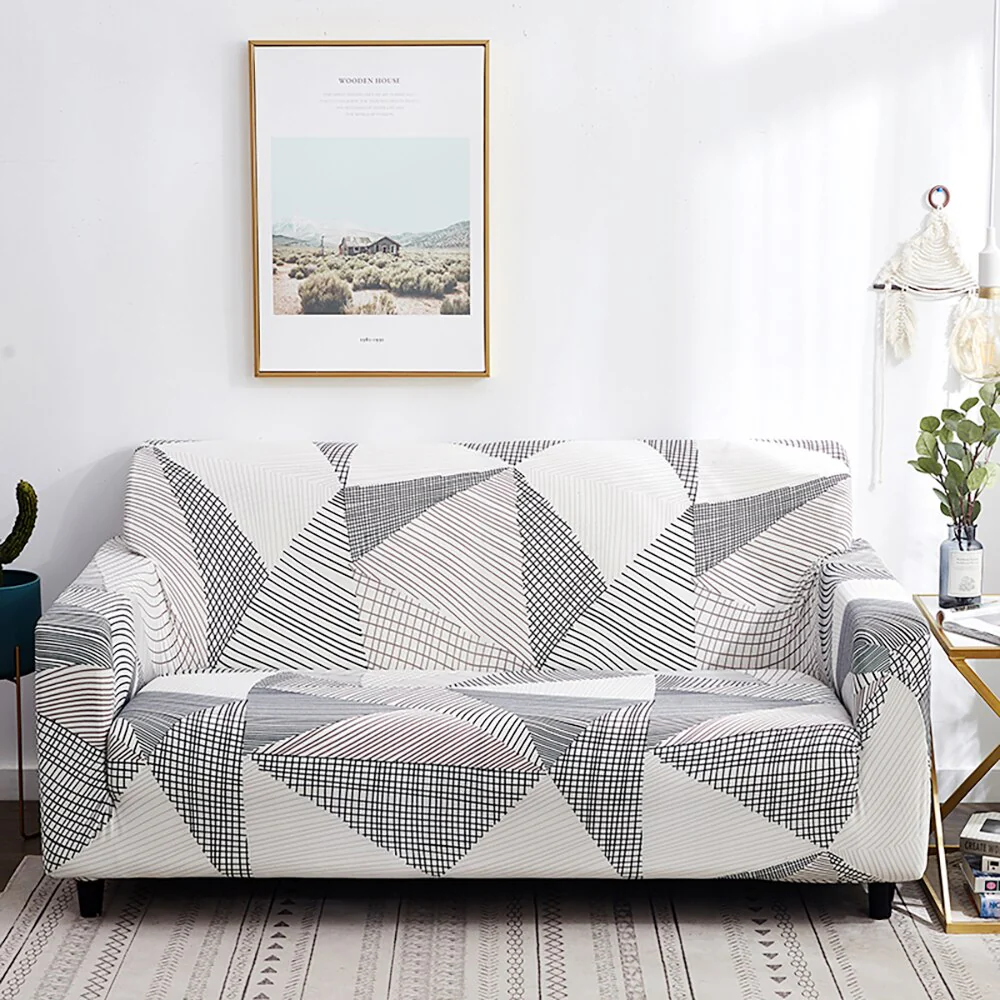 Elastic Sofa Cover Stretch Sectional Corner Couch Cover Universal Cover 1/2/3/4 Slipcover,L Shaped 1/2/3/4 Seats Covers L Shape Sofa Cover - Image 23
