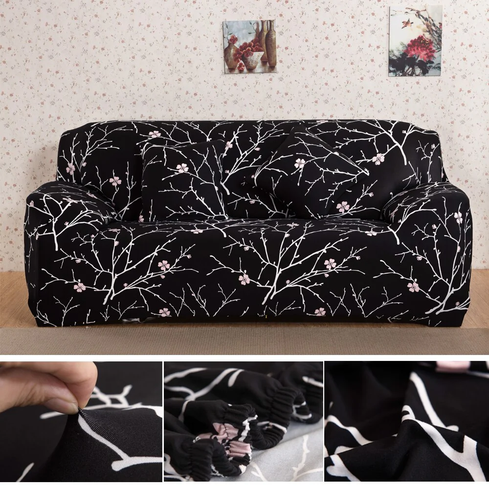 Elastic Sofa Cover Stretch Sectional Corner Couch Cover Universal Cover 1/2/3/4 Slipcover,L Shaped 1/2/3/4 Seats Covers L Shape Sofa Cover - Image 27