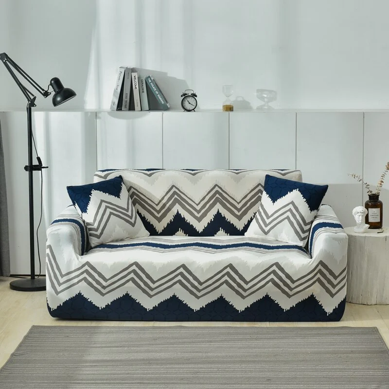 Elastic Sofa Cover Stretch Sectional Corner Couch Cover Universal Cover 1/2/3/4 Slipcover,L Shaped 1/2/3/4 Seats Covers L Shape Sofa Cover - Image 29