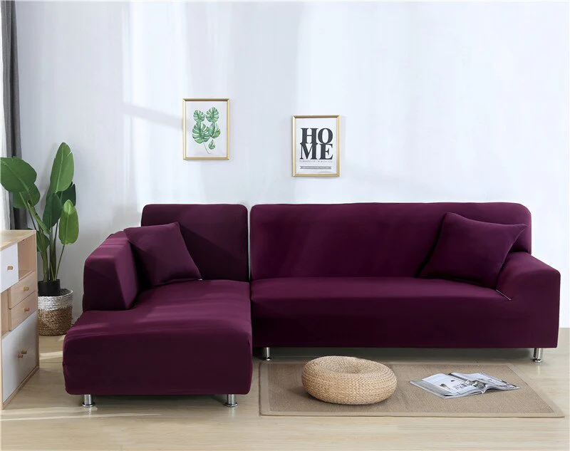 Elastic Sofa Cover Stretch Sofa Covers Need 2 Pieces Couch Covers for L-shape Corner Sectional Sofa Universal Sofa Covers Armchair Corner Couch Cover - Image 20