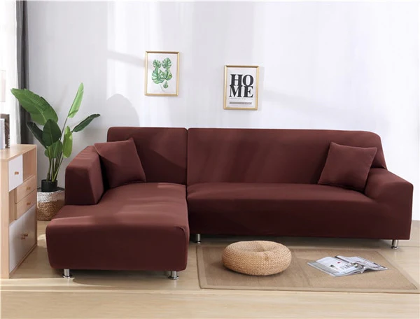 Elastic Sofa Cover Stretch Sofa Covers Need 2 Pieces Couch Covers for L-shape Corner Sectional Sofa Universal Sofa Covers Armchair Corner Couch Cover - Image 25