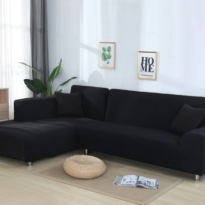 Elastic Sofa Cover Stretch Sofa Covers Need 2 Pieces Couch Covers for L-shape Corner Sectional Sofa Universal Sofa Covers Armchair Corner Couch Cover - Image 5