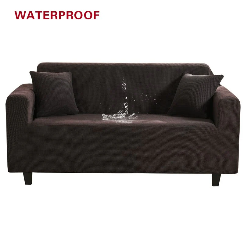 Elastic Sofa Cover Waterproof Sofa Cover Solid Color High Stretch Slipcover All-inclusive Elastic Dustproof Couch Cover Sofa Covers Washable - Image 13